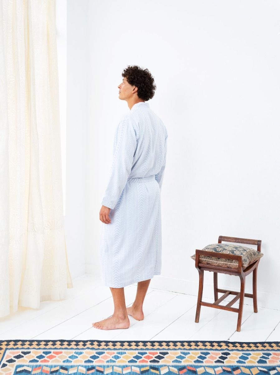 Cotton dressing gown mens outlet