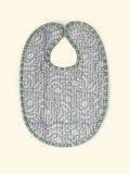 Baby girl bibs by Khasto a product of craftsmanship and sustainability. The baby bibs hand block printed and quilted.
