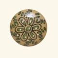 Drawer and Door Knobs - Green Large Ceramic