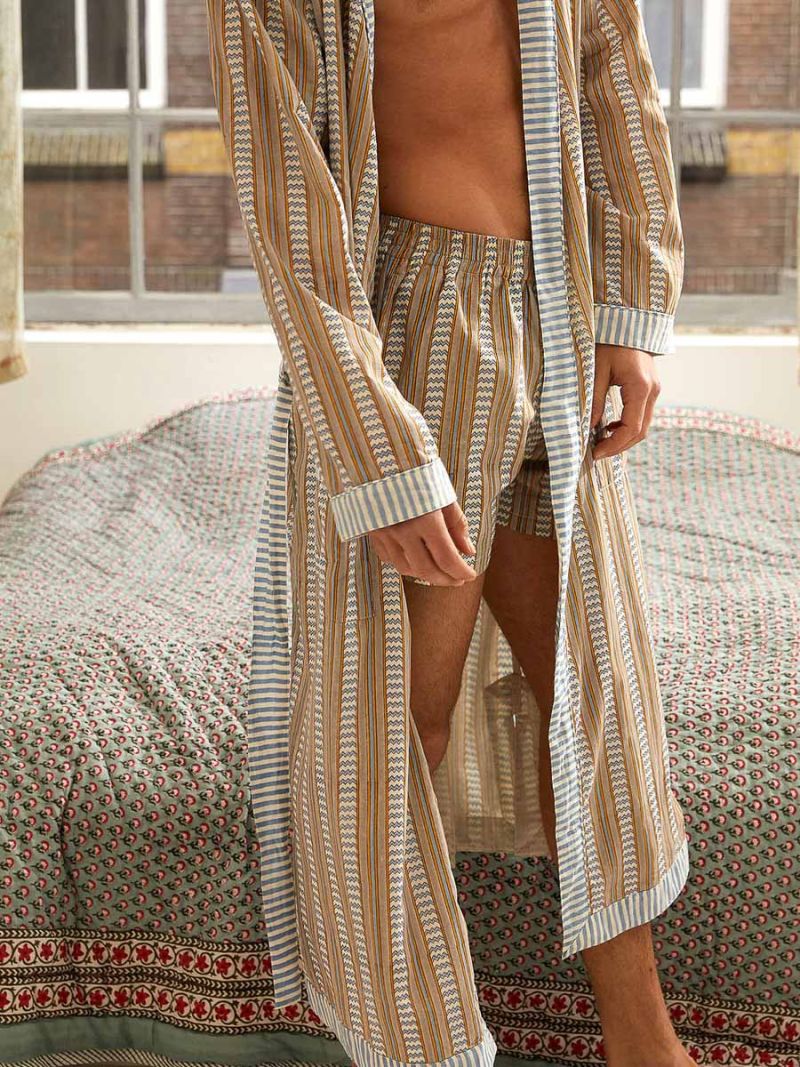 Dressing Gown - Block Print Collection