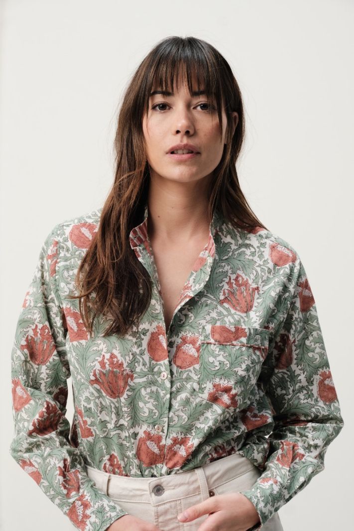 Casual Blouse - Blockprint Collection