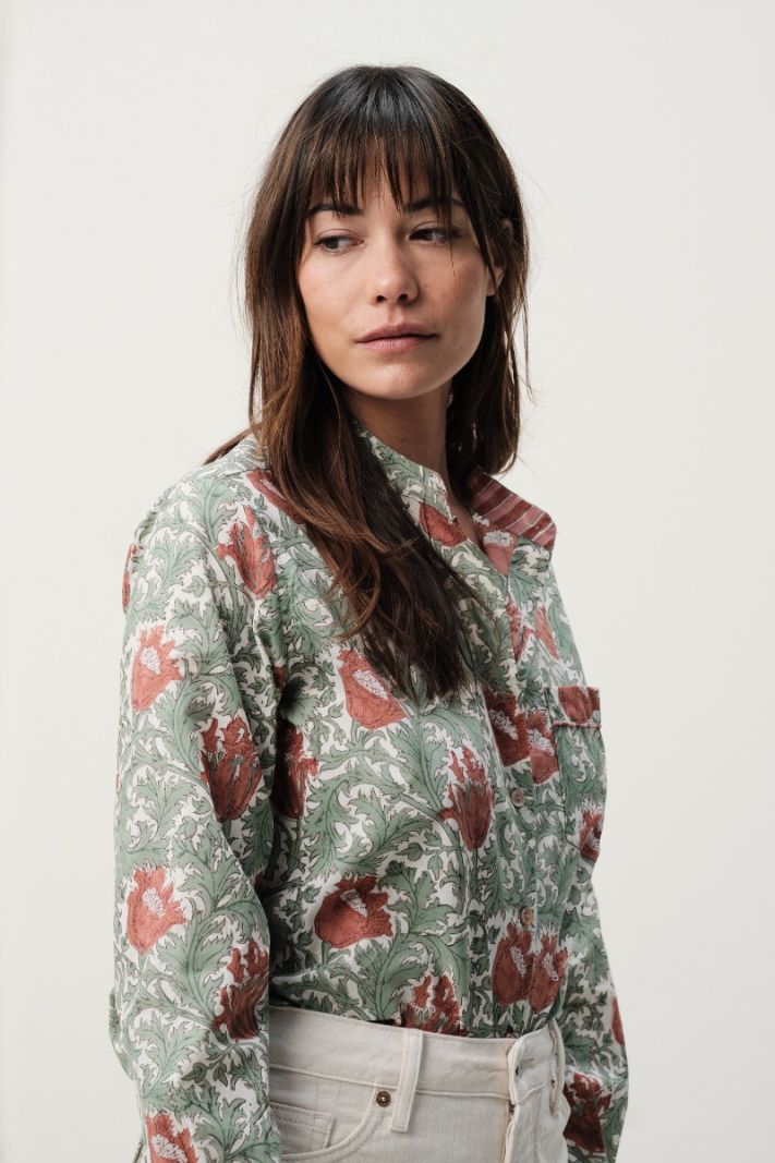 Casual Blouse - Blockprint Collection