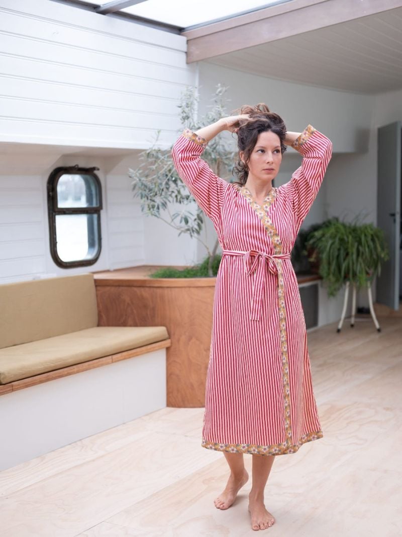 Women’s dressing gown made of 100% organic cotton – Seasonal Collection