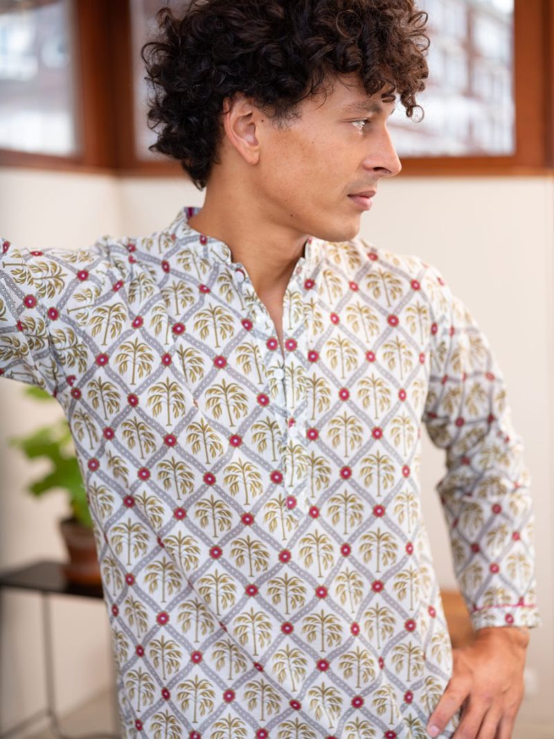 Men’s nightshirt made of 100% organic cotton – Seasonal Collection