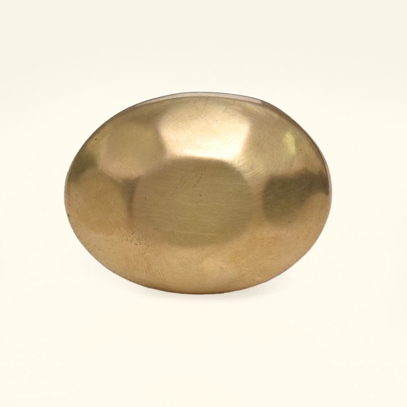 Drawer and Door Knobs - Brass Oval