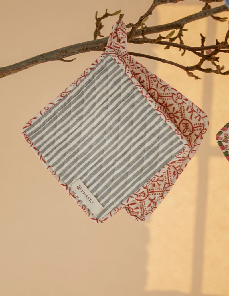 Pot Holder Set - Blockprint Collection '23