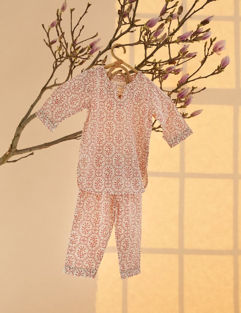 Kids Pajamas - Blockprint Collection '23