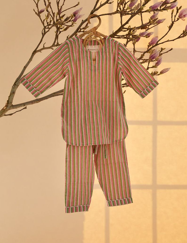 Kids Pajamas - Blockprint Collection '23