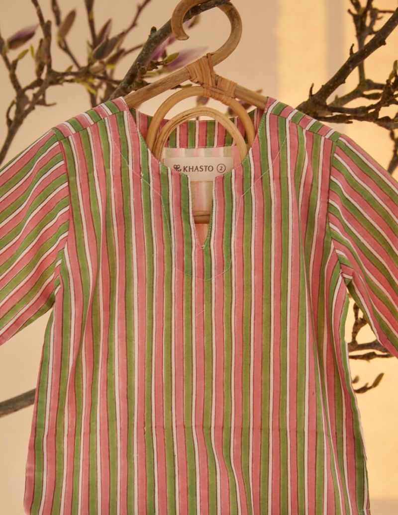 Kids Pajamas - Blockprint Collection '23