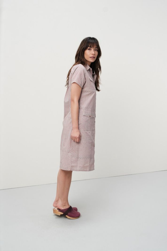 Safari Midi Dress - Blockprint Collection