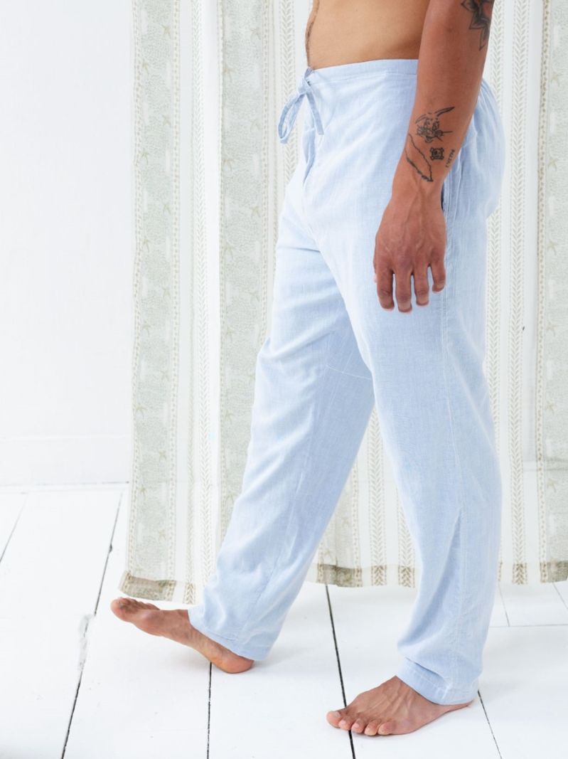 Herren Bekleidung Nachtwäsche Esprit Pyjama aus Bio-Baumwolle in Blau für Herren 